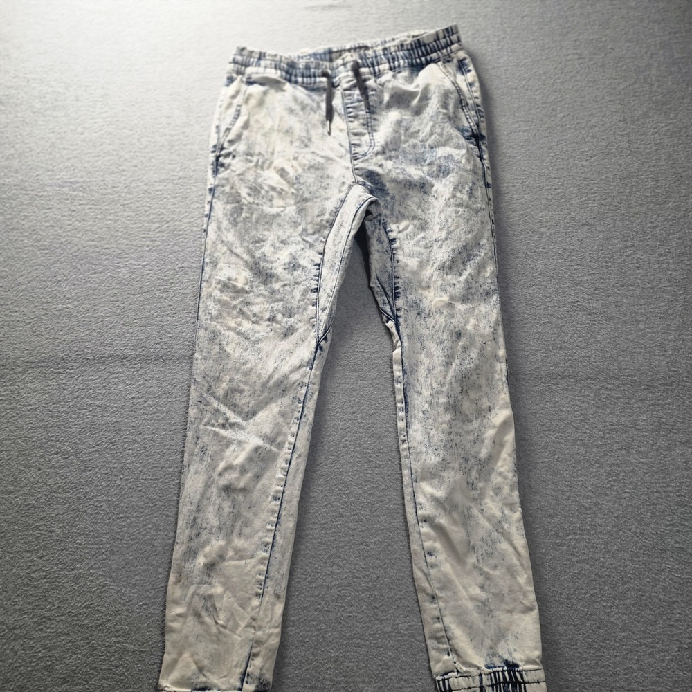 CJ Black Skinny Jeggings Womens S Acid Wash Denim Pull On Jeans Elastic Waist